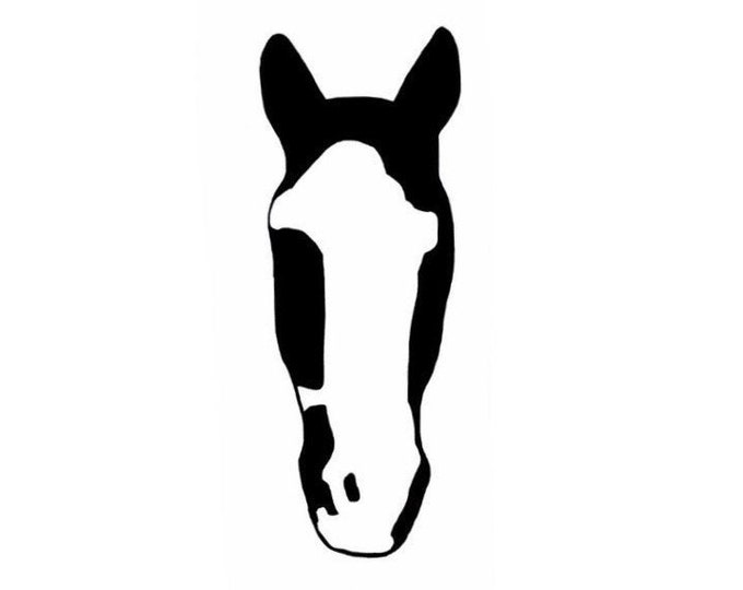 Custom Horse Head Vinyl Sticker, Horse Sticker, Horse Decal, Horse Head Sticker, Horse Vinyl