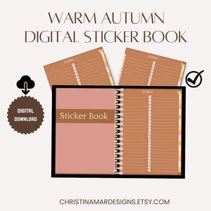 All The Stickers Digital Sticker Organizer, Empty Sticker Book, Goodnotes Stickers Organizer, Digital Stickers Book, digital planner sticker