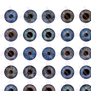 NEW NEW NEW Indigo Eyes for Blythe 14mm and other doll