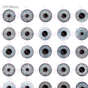 NEW NEW NEW OXFORDgrey Eyes for Blythe 14mm and other doll