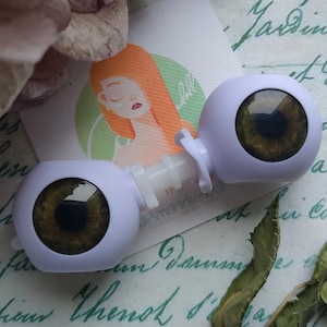 Darck brown Eyes for Blythe 14 mm. Eyes chips for Blythe. Colection Ami #44