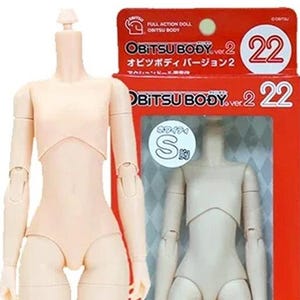 Cuerpo de muñeca Obitsu 22 s blanco para muñeca / Envío gratis