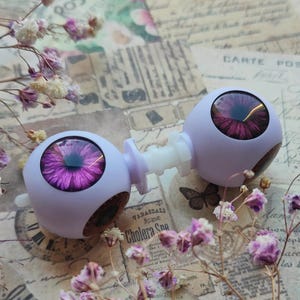 Pink Eyes for Blythe 14 mm.  Blythe Eyes chips for Blythe. Colection XXS25 #45