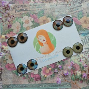 MIX set eyes.  Set eye chips for Blythe / Blythe eye chips / 4 pairs Custom Blythe Doll Eye Chips