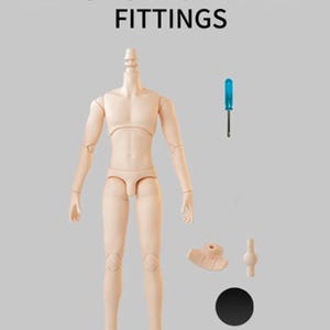 YMY23 Male Body for boy Doll / Blythe/ Joint Body / 1/6 Bjd Doll image 7