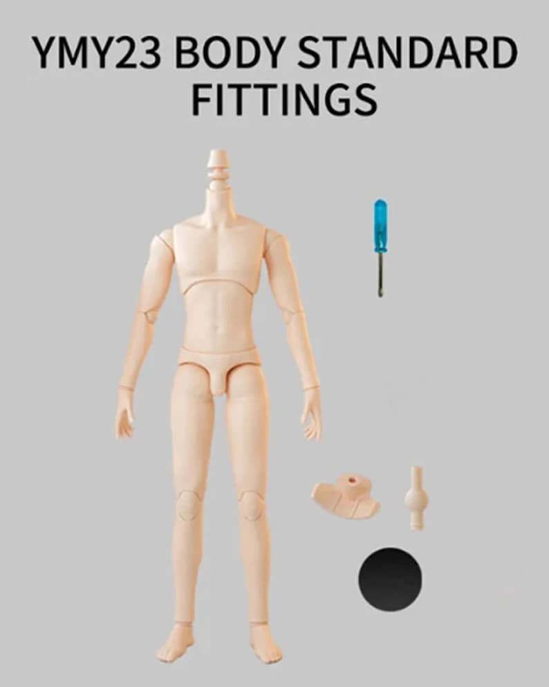 YMY23 Male Body for boy Doll / Blythe/ Joint Body / 1/6 Bjd Doll image 7