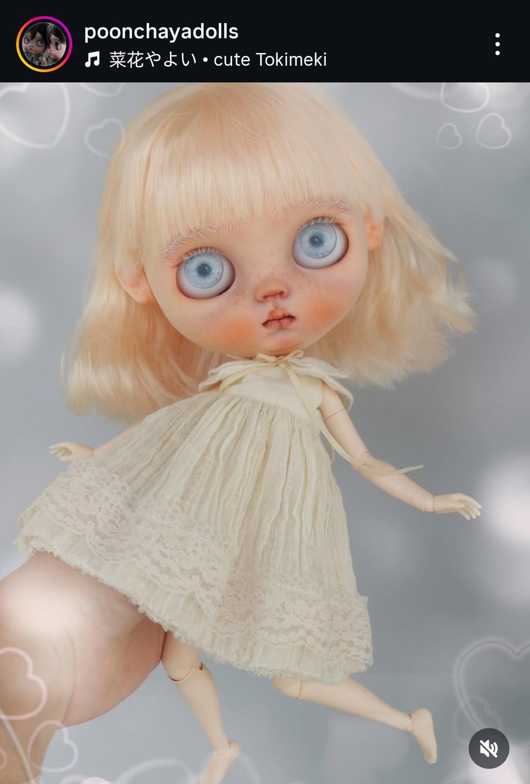 ブライス用アイ14mm。ブライス用アイチップ。コレクションウィンター