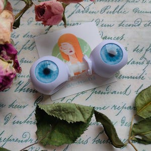 Blue Eyes for Blythe 14 mm.  Blythe Eyes chips for Blythe. Colection winter #36
