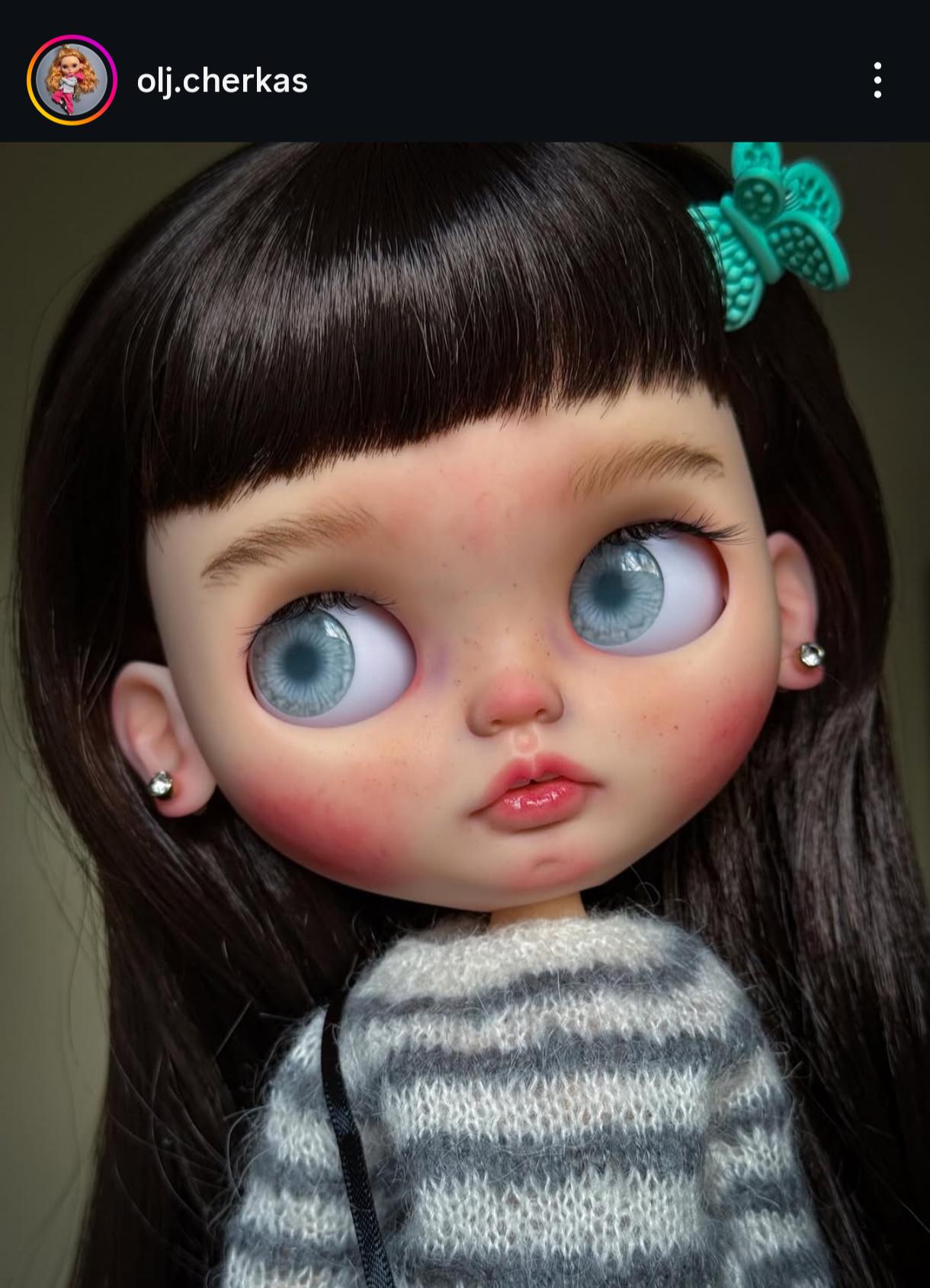 ブライス用アイ14mm。ブライス用アイチップ。コレクションウィンター