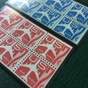 Jahrgang US Air Mail Briefmarken C51a und c60a