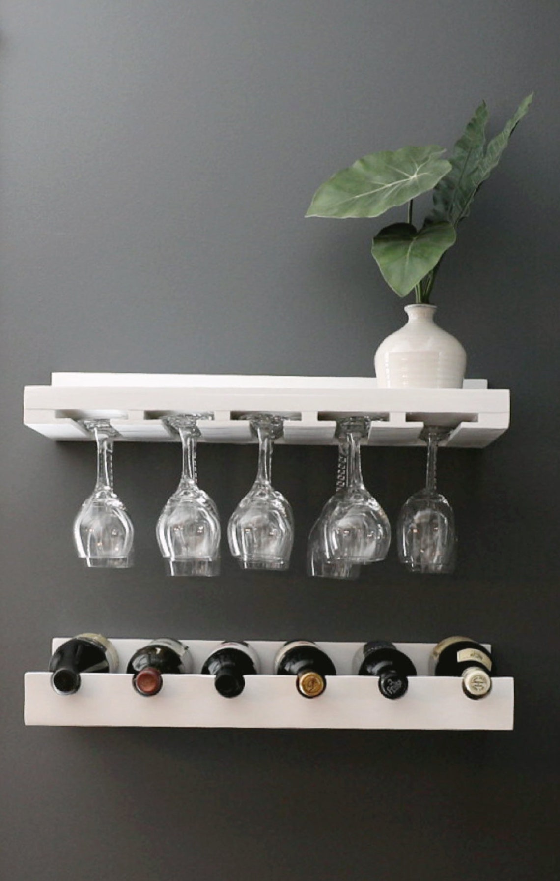 Floating Wine Rack Wine Bottle Shelf Wall Mounted Wine Etsy
