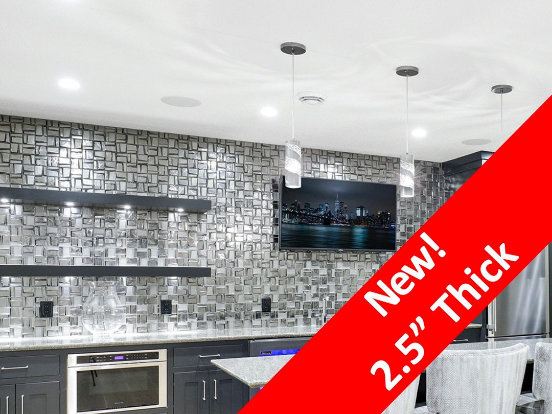 Floating Shelves Black 2.5 Thick Wood Wall Shelf Etsy