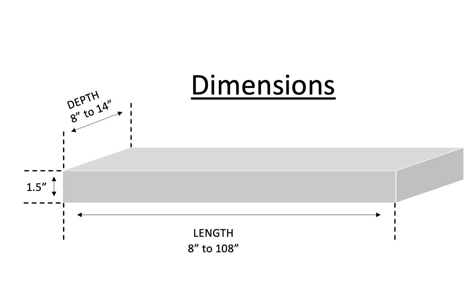 Floating Shelves White Wood Wall Shelf Open Shelving Etsy