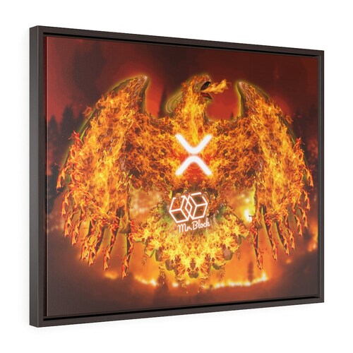Xrp “the shops Pheonix” - Horizontal Framed Premium Wall Art Canvas