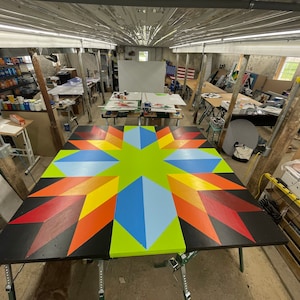Custom Large Barn Quilt: Handmade Outdoor/Indoor Decor