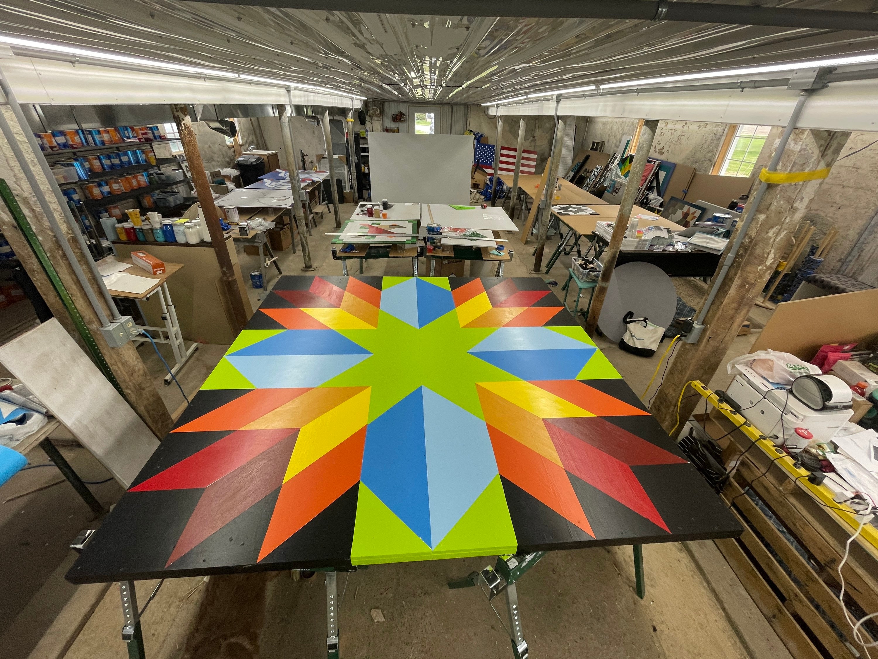 Custom Large Barn Quilt: Handmade Outdoor/Indoor Decor