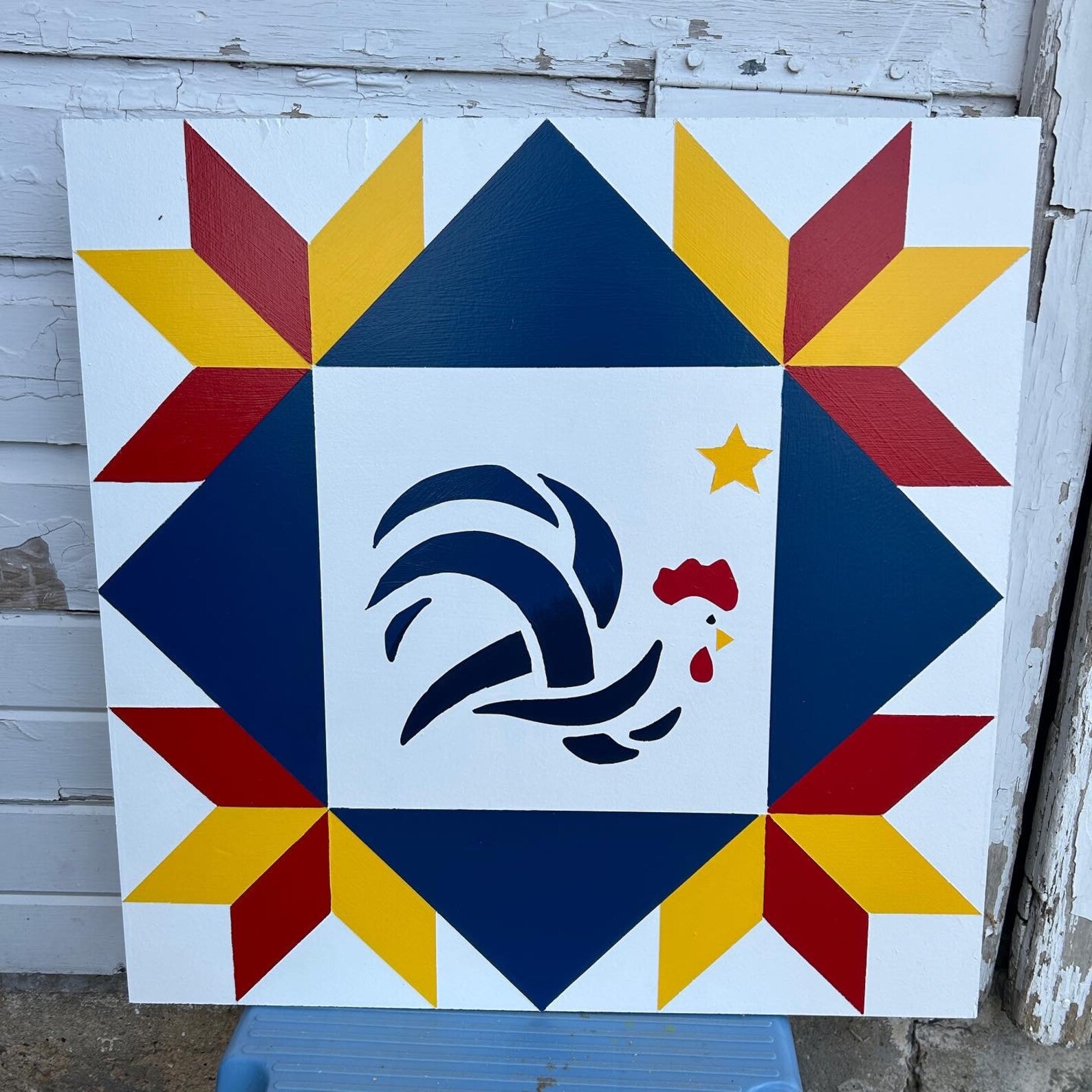 Barn Quilt, Chicken Barn Quilt, Barn Quilt, Customizable, MDO, Exterior