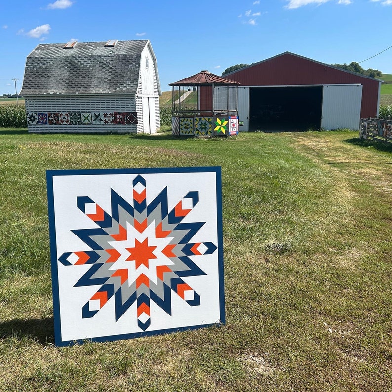 Barn Quilt, Barn Quilt, Barn Quilt, Customizable, MDO, Exterior Paint ...