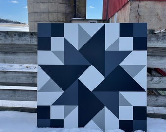 Barn Quilt, Handmade, Cross Barn Quilt, Customizable, MDO, Exterior Paint, Barn Quilt Outside, Outside Barn Quilt, Barn Art, Yard Art