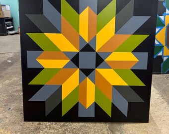 Custom Large Barn Quilt, Handmade, Outdoor/Indoor, MDO, Exterior paint, You pick design/colors, Customizable, Barn Quilt outside, Barn Quilt