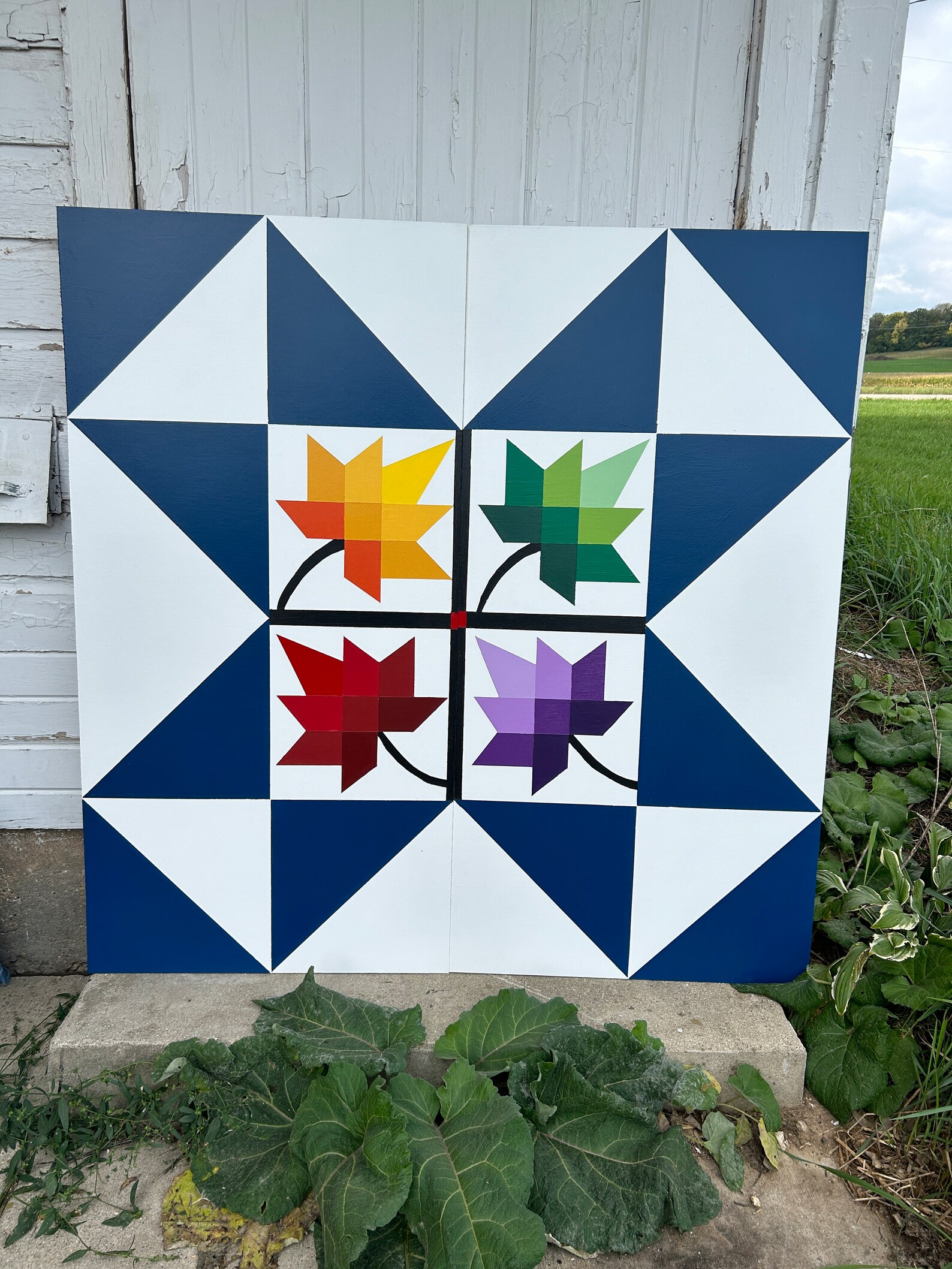 Barn Quilt, Maple Leaf Barn Quilt, Barn Quilt, Customizable, MDO