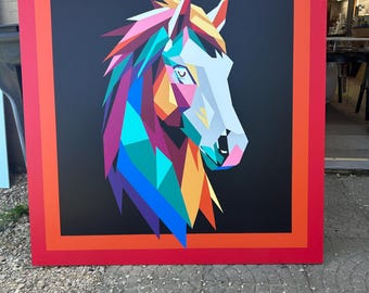 Custom Barn Quilt: Hand-Painted MDO Plywood, Exterior Paint, Indoor/Outdoor