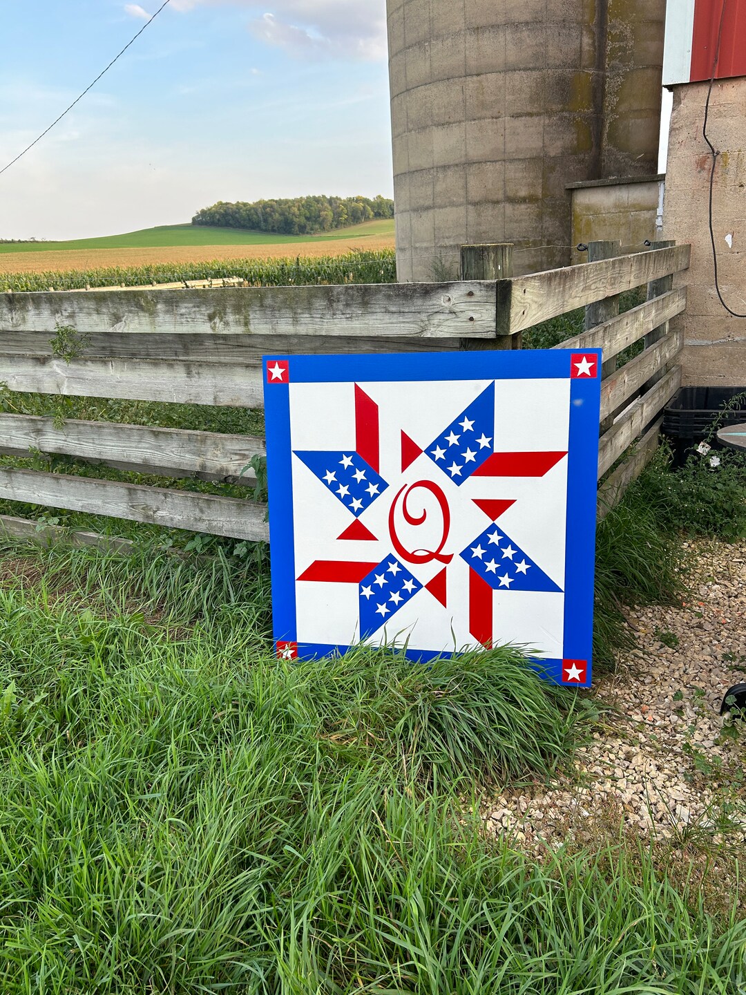 Barn Quilt, Patriotic Barn Quilt, Barn Quilt, Customizable, MDO