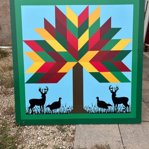 Custom Barn Quilt: Handmade MDO Exterior Art, Indoor/Outdoor Decor