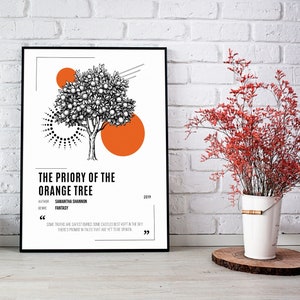Book aesthetic Print - The Priory of the Orange Tree (digital download)