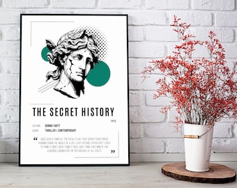 Book aesthetic Print - The Secret History (digital download)