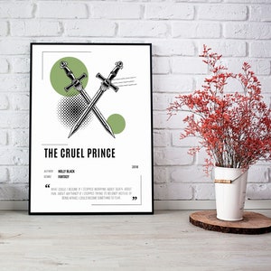 Book aesthetic Print - The Cruel Prince (digital download)