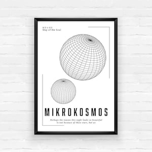 BTS Aesthetic Minimalist Print - Mikrokosmos (digital download)