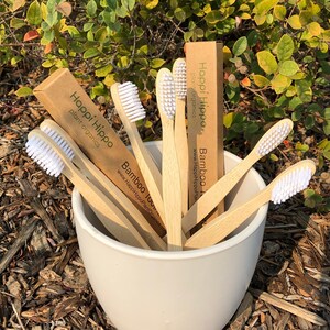 Value Pack Bamboo Toothbrush, Eco Friendly, Wooden Toothbrush, Zero Waste Environmentally Friendly, Wooden Toothbrush