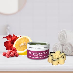 Vegan Lotion Bar | Zero Waste Skincare | Handmade in Biodegradable Jar | Organic & Plastic-Free