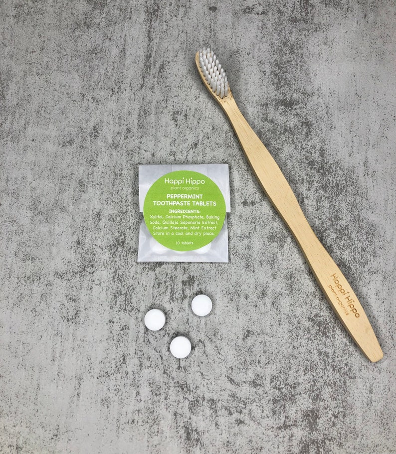 Sample Pack Toothpaste Tablets Plastic Free Zerowaste Chew Etsy