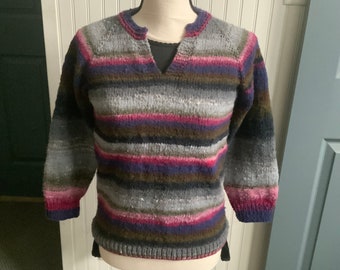 Wool ladies sweater.noro kureopatora