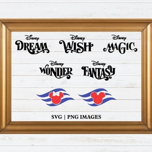 DCL Logo Cruise Digitale Bilder | SVG PNG Schnitt Datei | Cricut Schneidedateien | Shirt Logo | Wunsch Traum Magie Wunder Fantasie | Fisch Verlängerung Geschenk