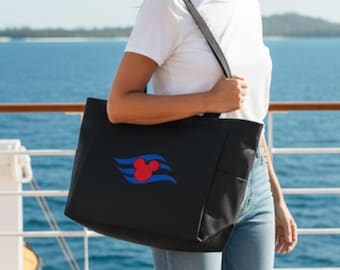 Bolsa de mano personalizada para cruceros de Disney con cremallera o bolsillos / Extensor de pescado DCL FE / Bolsa de viaje familiar para regalo de Pixie Dust