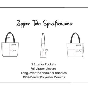 Personalized Disney Mickey & Co. Tote Bag with Zipper or Pockets | Minnie Mouse Tote Bag for Girls Trip