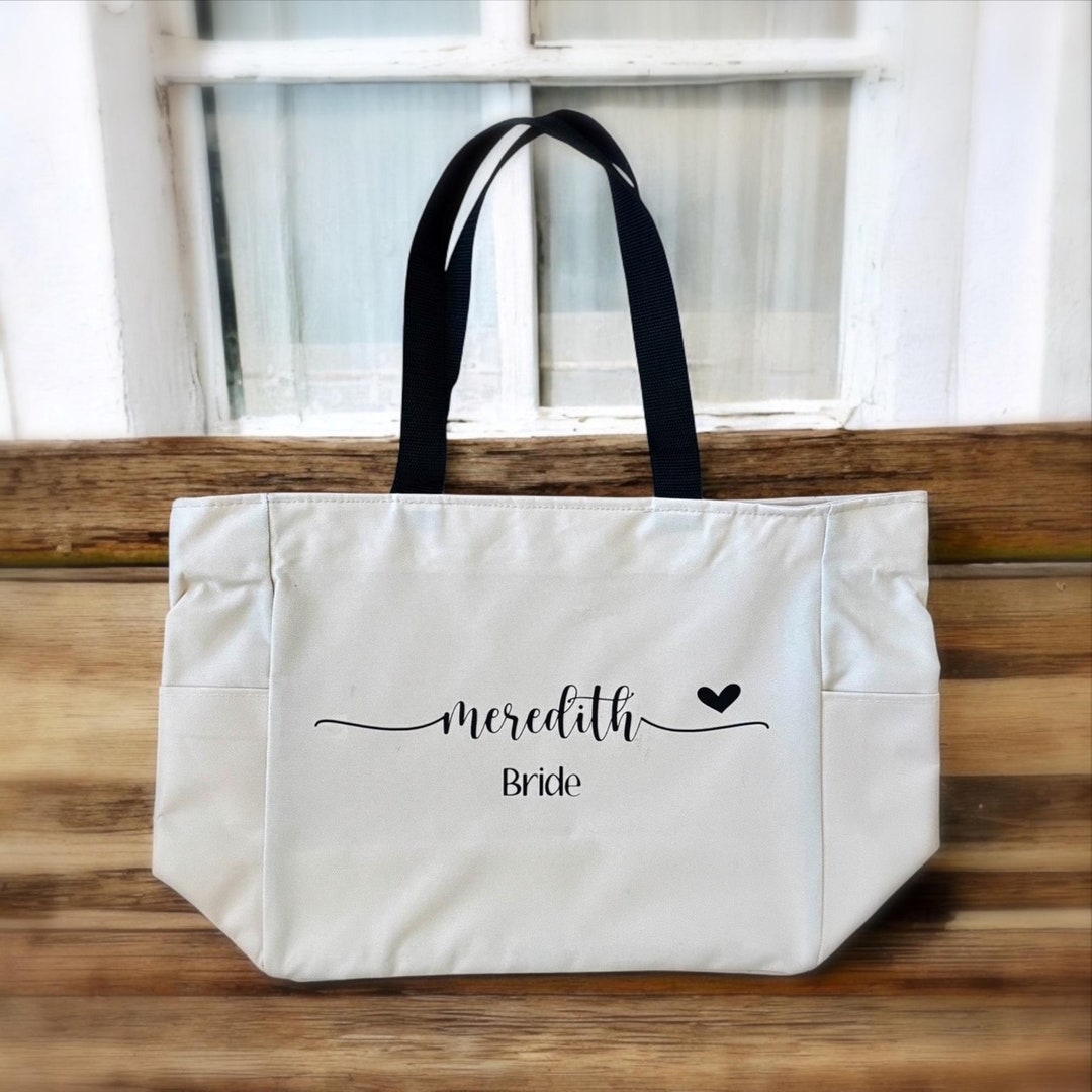 Bridesmaid Tote Bag | Personalized Bachelorette Party Gift | Bridal ...