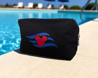 Personalized Disney Cruise Zipper Pouch | Mickey Fish Extender Gift Idea | Custom DCL Cruise Bag for Travel
