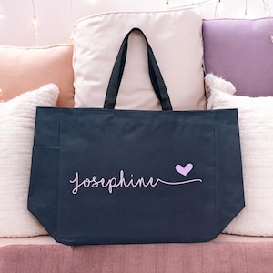 Personalized Tote Bag with Name | Monogrammed Tote Bag | Custom Canvas Bag