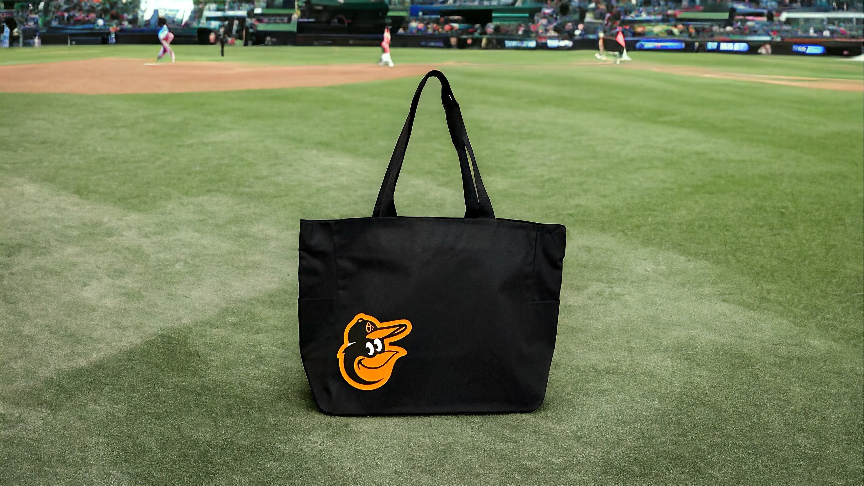 Personalized Baltimore Orioles Tote Bags Custom Orioles Zipper Tote Bag Canvas Baseball Bags Etsy