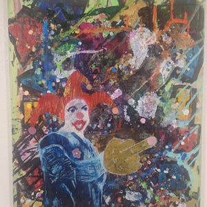 Trumpy The Clown-Painting 16x20