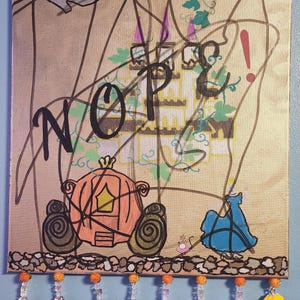 Nope!- Painting With Curated Beads&Charms