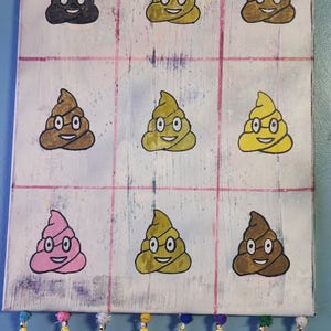 Tick Tac Shit-Painting With Curated Beads&Charms