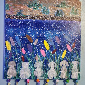 The Last Wag-Painting With Curated Beads&Charms
