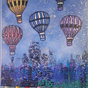 Hot Air-Painting With Curated Beads&Charms