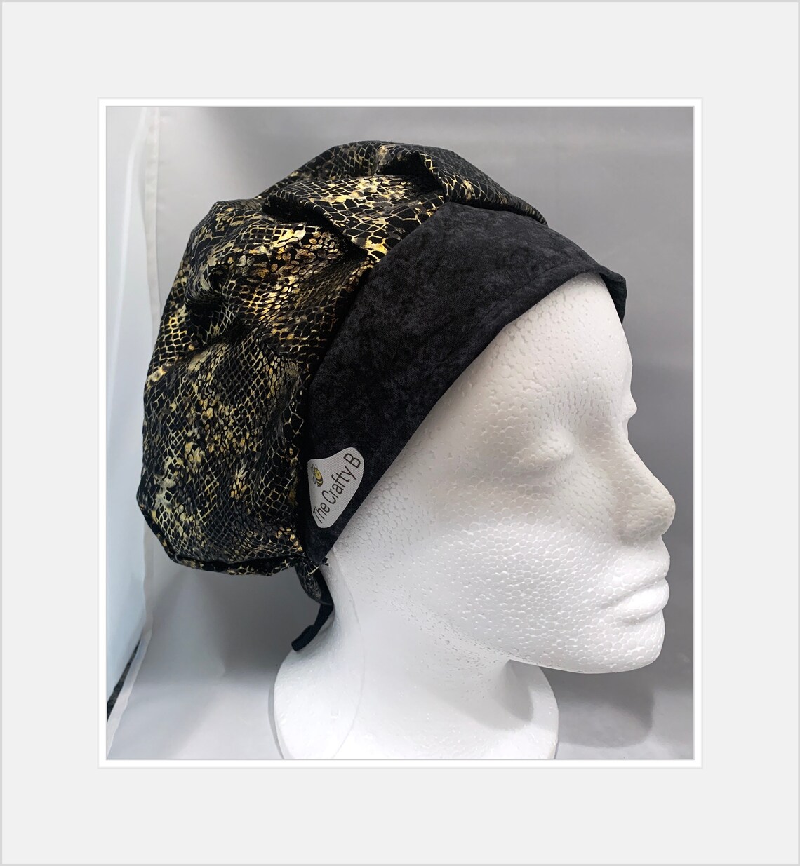 Gold and black scrub hats nurses hats medical scrub hats Etsy