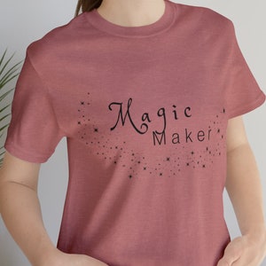 Spellbinding Magic Maker Jersey Tee | Soft Cotton & Perfect Fit for All Your Magical Moments | Bachelorette Gift | Teacher Gift | Mom Gift